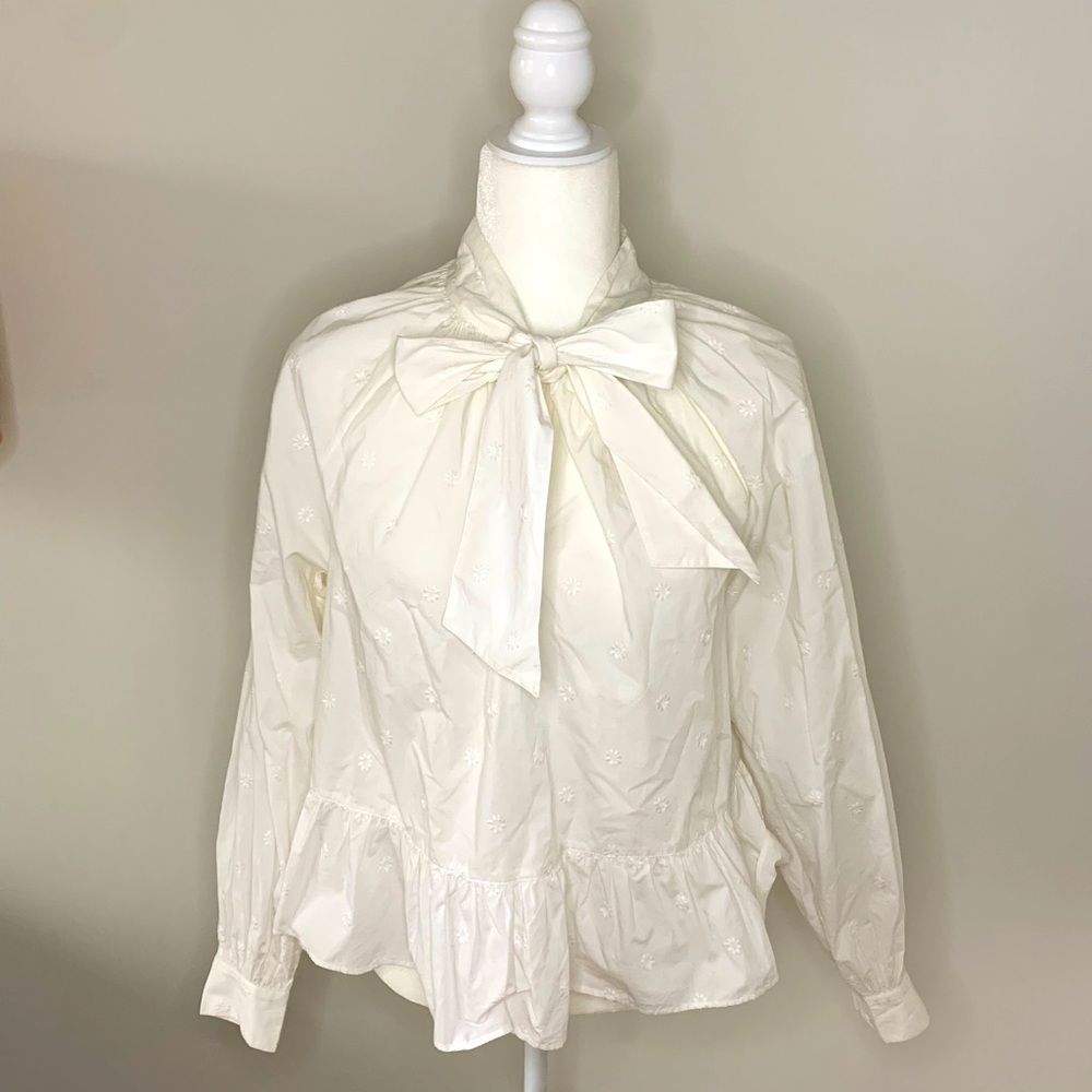 Ulla Johnson - Size 2 - Mock Neck Long Sleeve Top, Brand New!